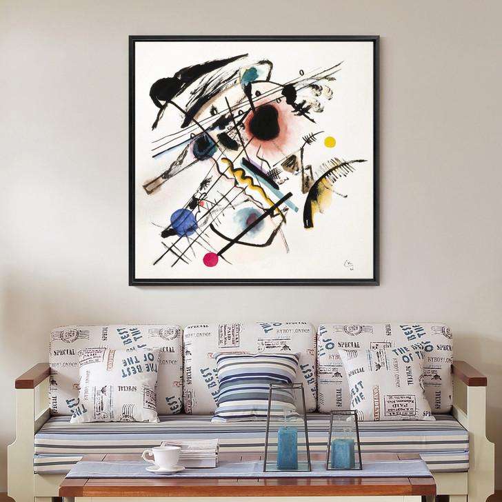 Wassily Kandinsky,Etude pour Schwarzer Fleck ,Study for Black Spot,canvas print,canvas art,canvas wall art,large wall art,framed art,p2811