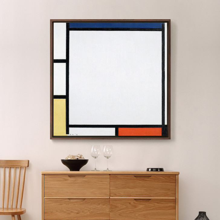 Piet Mondrian,Composition with Blue, Red, Yellow, and Black,canvas print,canvas art,canvas wall art,large wall art,framed wall art,p2762