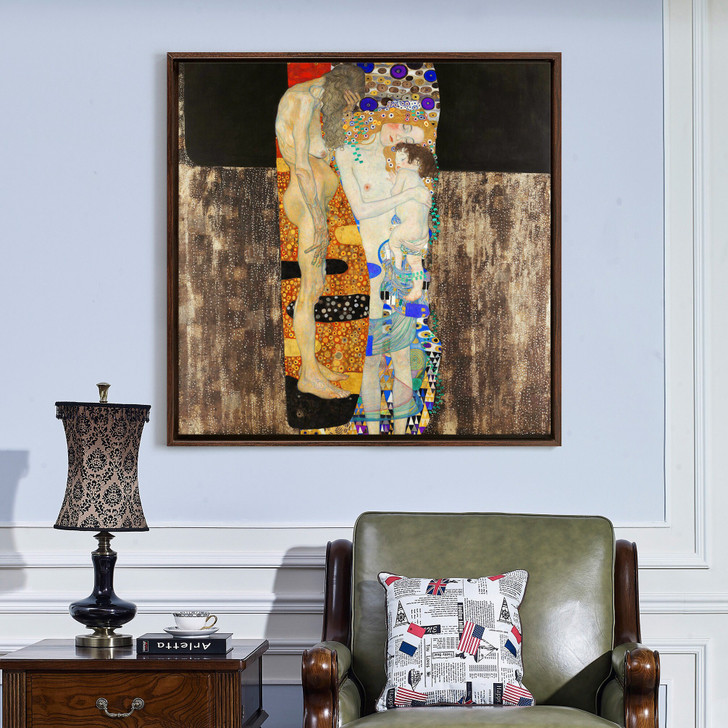 Gustav Klimt,Le tre eta,The three ages,canvas print,canvas art,canvas wall art,large wall art,framed wall art,p2701