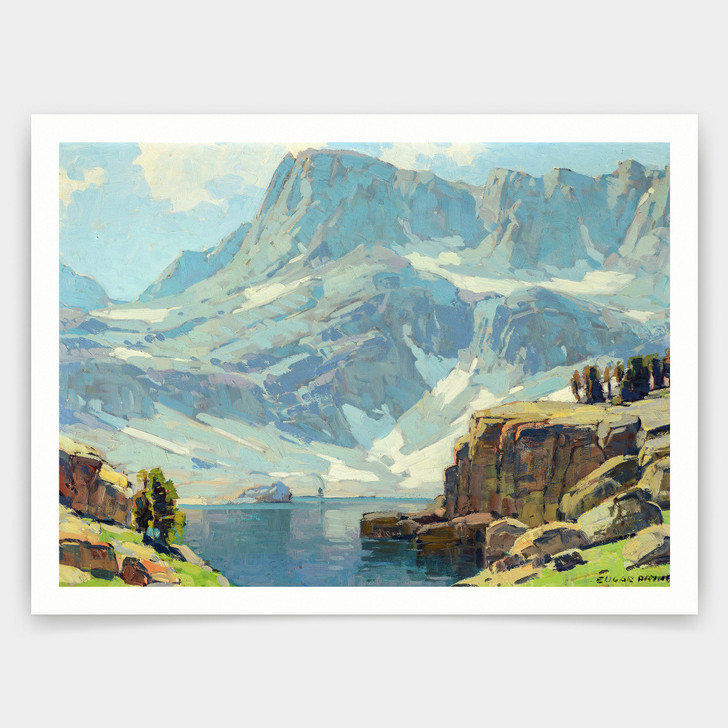 Edgar Payne,High Sierra Lake,art prints,Vintage art,canvas wall art,famous art prints,V3539