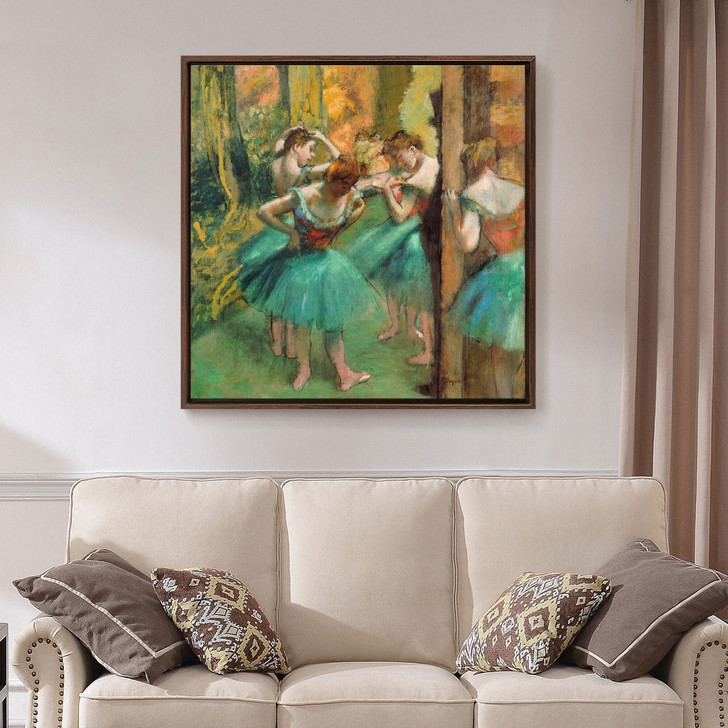 Edgar Degas,Dancers, Pink and Green,Ballet art,canvas print,canvas art,canvas wall art,large wall art,framed wall art,p2657