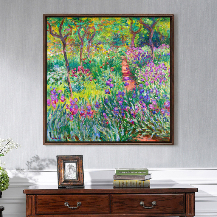 Claude Monet,The Artist’s Garden in Giverny,canvas print,canvas art,canvas wall art,large wall art,framed wall art,p2636