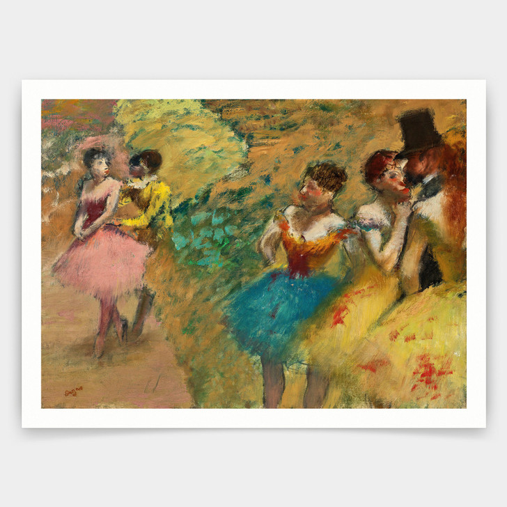 Edgar Degas,Dancers,Behind the scenes of the Opera,art prints,Vintage art,canvas wall art,famous art prints,V3524