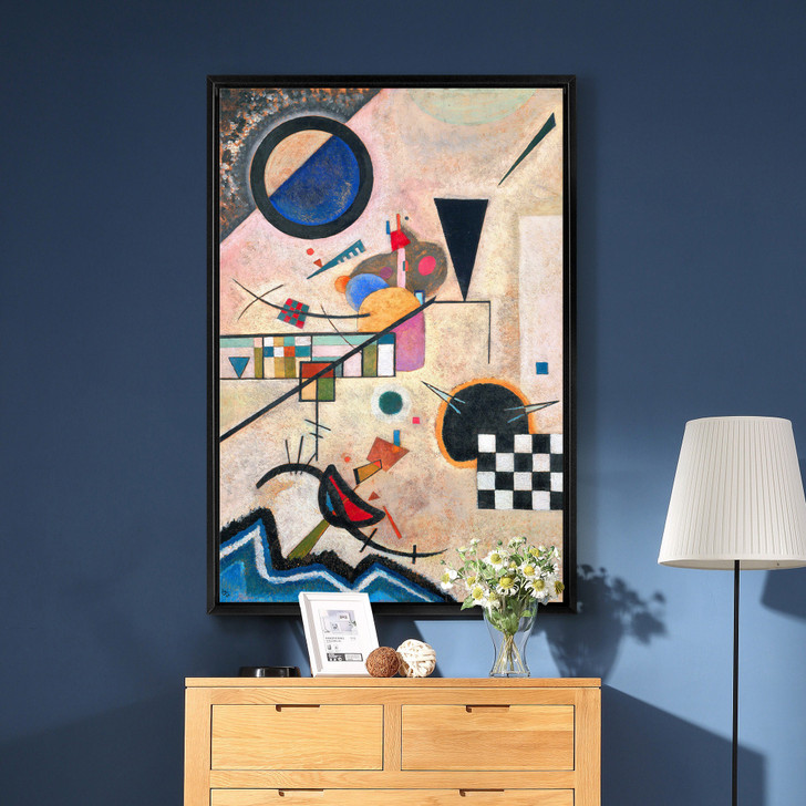 Wassily Kandinsky,Opposing Accords,Modern abstract art,canvas print,canvas art,canvas wall art,large wall art,framed wall art,p2580