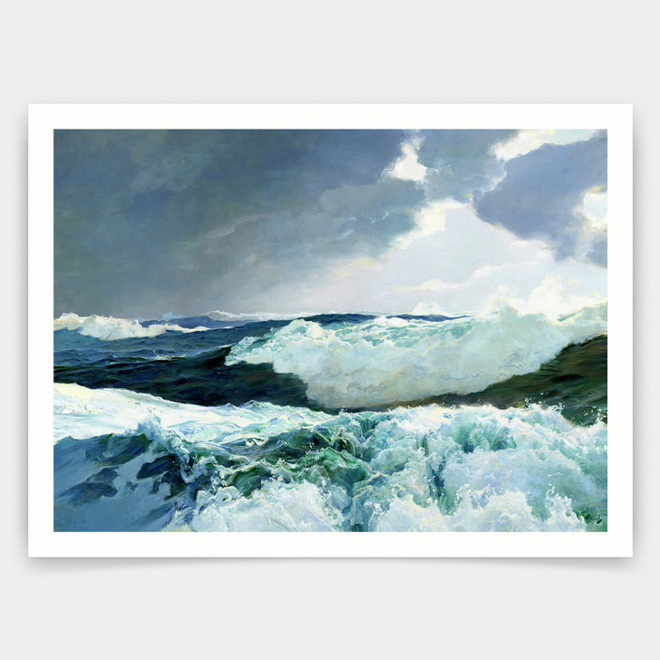 Frederick Judd Waugh,Mid Ocean, America,art prints,Vintage art,canvas wall art,famous art prints,V3816