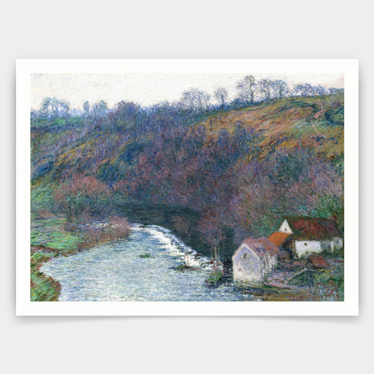 Claude Monet,The Mill at Vervy,art prints,Vintage art,canvas wall art,famous art prints,V3467