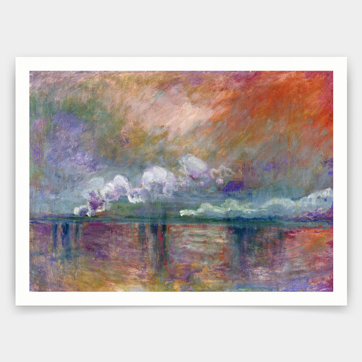 Claude Monet,Charing Cross Bridge,art prints,Vintage art,canvas wall art,famous art prints, V3387