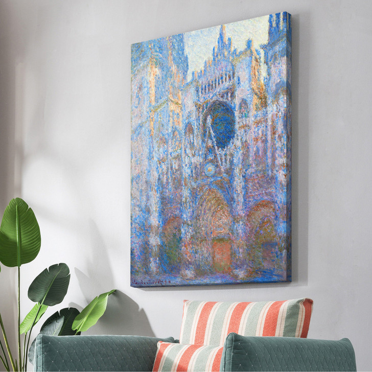 Claude Monet,Rouen Cathedral, West Façade,canvas print,canvas art,canvas wall art,large wall art,framed wall art,p2193