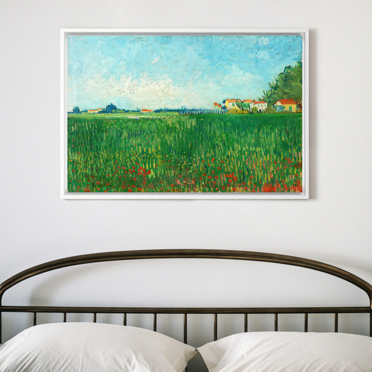 Vincent van Gogh,Field with Poppies,canvas print,canvas art,canvas wall art,large wall art,framed wall art,p2123