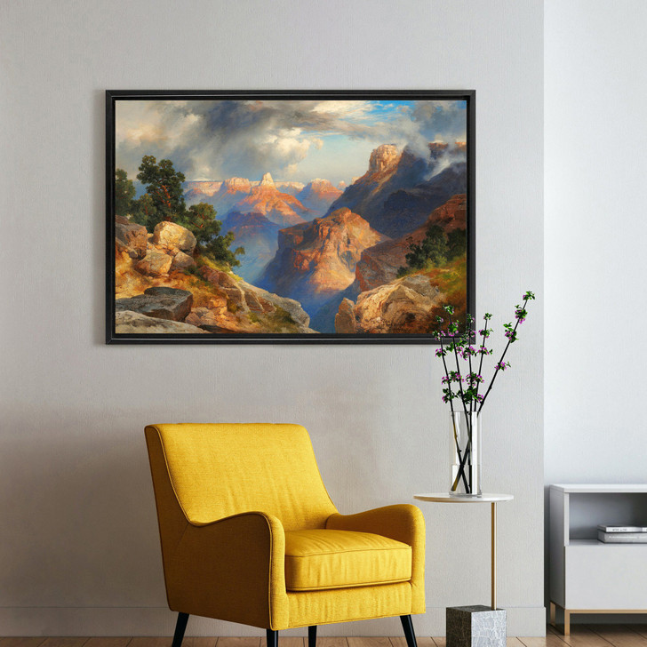 Thomas Moran,Grand Canyon,Valley landscape,canvas print,canvas art,canvas wall art,large wall art,framed wall art,p2108