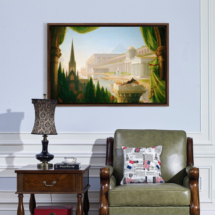 Thomas Cole,Architect’s Dream,Palace scenery,canvas print,canvas art,canvas wall art,large wall art,framed wall art,p2096