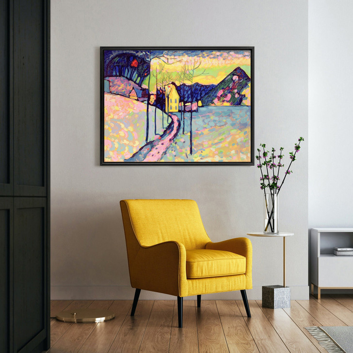 Wassily Kandinsky,Winter Landscape, 1909,Abstract Wall Art,large wall art,framed wall art,canvas wall art,large canvas,M5137