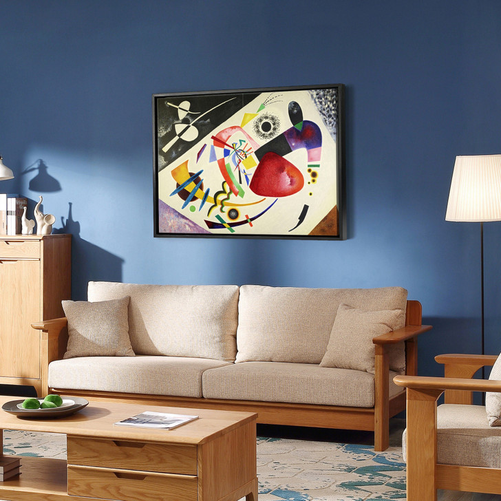 Wassily Kandinsky,The City, Red Spot,Abstract Wall Art,large wall art,framed wall art,canvas wall art,large canvas,M5135