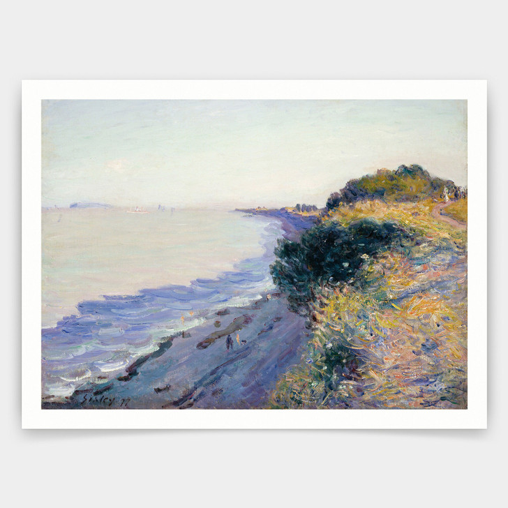 Alfred Sisley,Bristol Channel Evening,art prints,Vintage art,canvas wall art,famous art prints,V3049