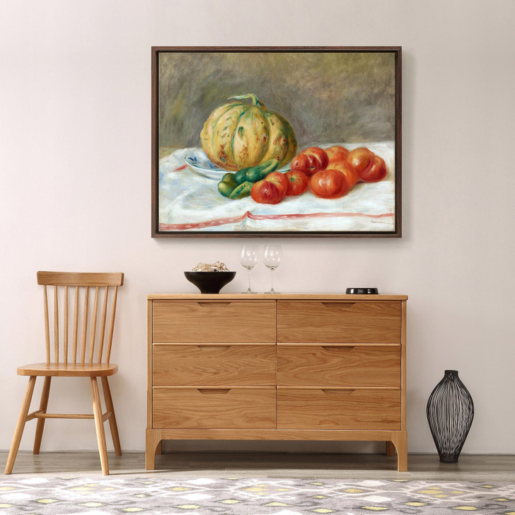 Pierre-auguste Renoir,Melon and tomatoes,large wall art,framed wall art,canvas wall art,large canvas,M4888