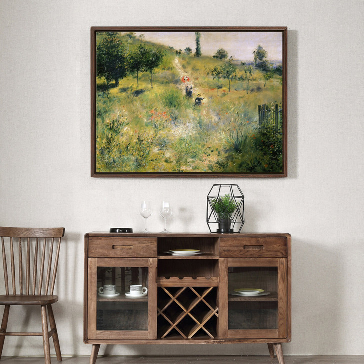 Pierre Auguste Renoir,The Path through the Long Grass,large wall art,framed wall art,canvas wall art,large canvas,M4867