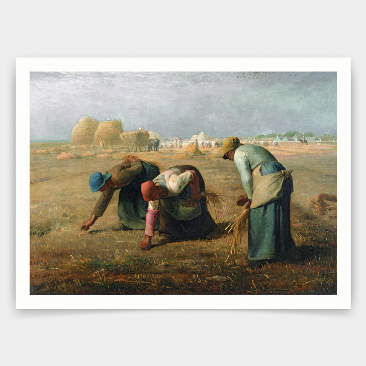 Jean Francois Millet,The Gleaners,art prints,Vintage art,canvas wall art,famous art prints,V4317