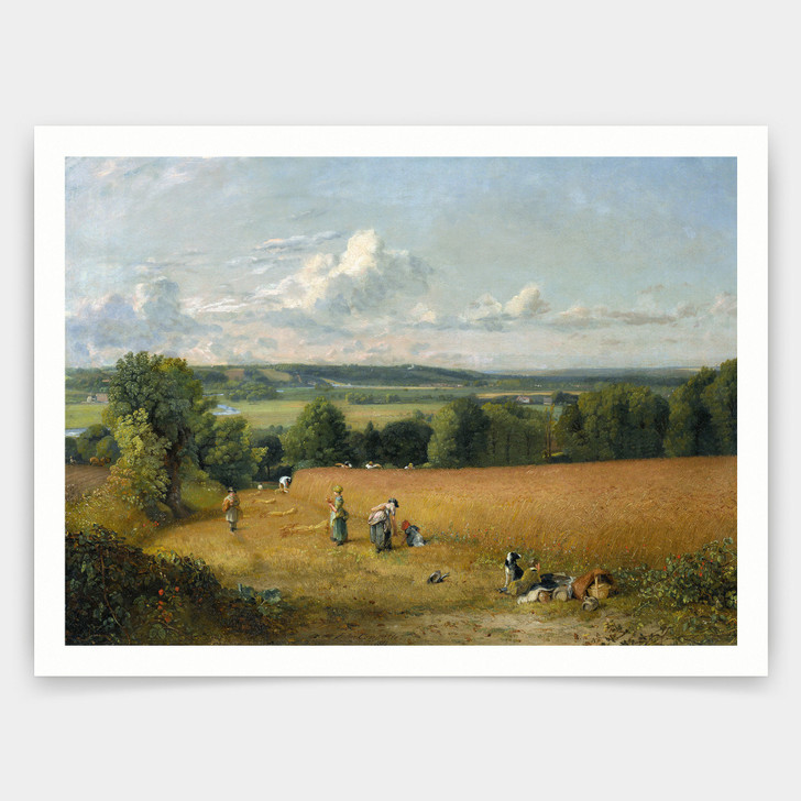 John Constable,the Wheat Field,art prints,Vintage art,canvas wall art,famous art prints,V4393