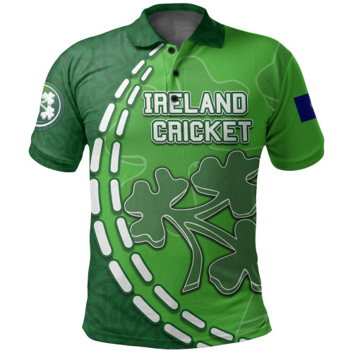 (Custom Personalised And Number) Ireland Cricket Team Polo Shirt LT6