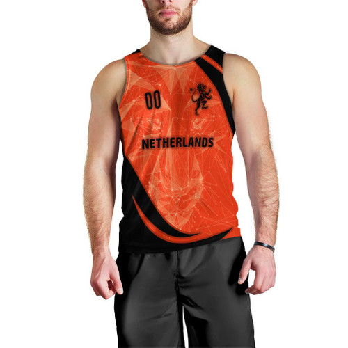 (Custom Personalised) The Netherlands Football 2021 Mens Tank Top Sport Style LT16