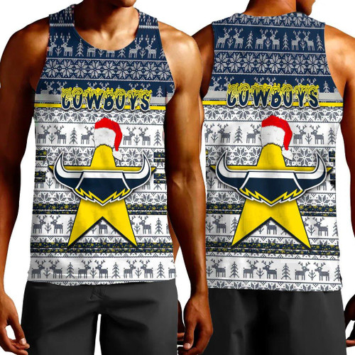 (Custom) Vibe Hoodie Clothing - North Queensland Cowboys Aboriginal Tattoo Tank Top