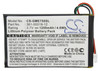 Battery for Garmin 361-00019-12 Edge 605 705 GPS Navigation CS-GME750SL 1250mAh