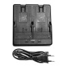 Dual Battery Charger for Topcon Pentax DA020F BC-L2A BDC-58 BDC-70 DL30 EuroPlug Dual Battery Charger for Topcon Pentax DA020F BC-L2A BDC-58 BDC-70 DL30 EuroPlug