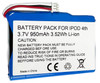 Battery for Apple iPod 4 Gen 4th Generation mp102 Battery for Apple iPod 4 Gen 4th Generation mp102
