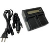 LCD Dual Rapid Battery Charger for Trimble EiDLi1 LCD Dual Rapid Battery Charger for Trimble EiDLi1
