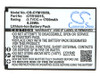 Battery for MyPhone HAMMER Evolveo SGP-WIFI-BAT Cyrus CYR10015 HE-129382 CM15