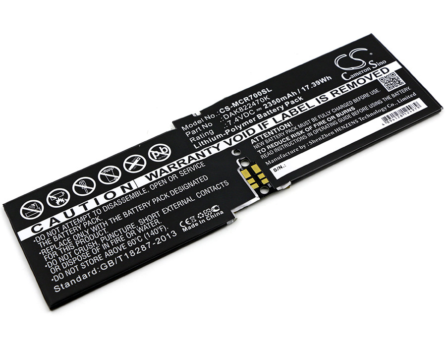 DAK822470K New Battery for Microsoft Surface Book 1 CR7-00005 DAK822470K New Battery for Microsoft Surface Book 1 CR7-00005
