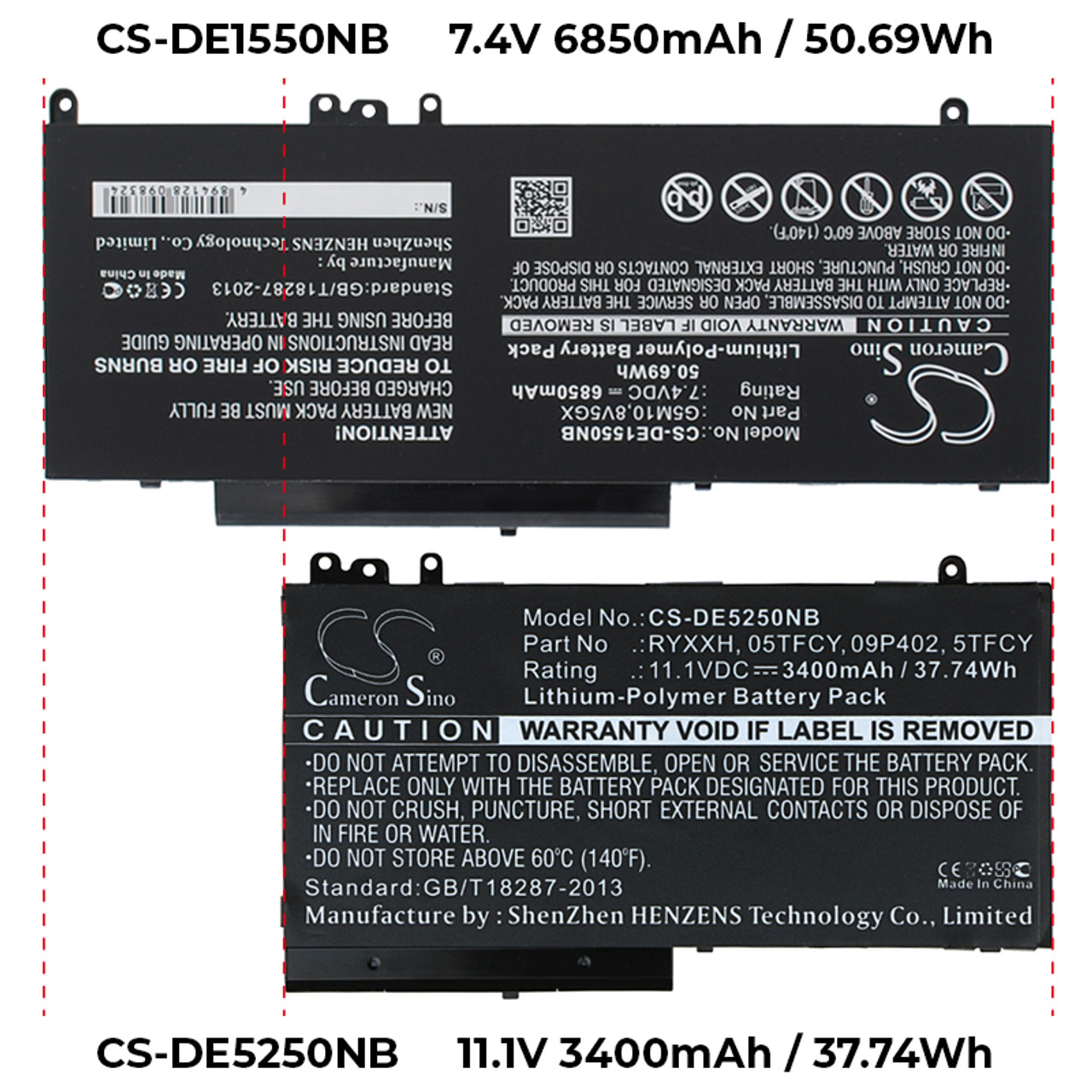 Battery for DELL Latitude E5470 E5550 E5450 E5570 15 5000