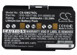Battery for Garmin GPS 010-10517-01 EGM478 GPSMAP