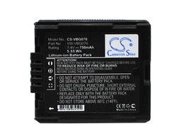 Battery for Panasonic HDC-SD700 HDC-SD9 SDR-H50