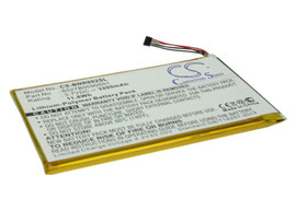 Battery for Barnes & Noble BNRV200 BNRV200A