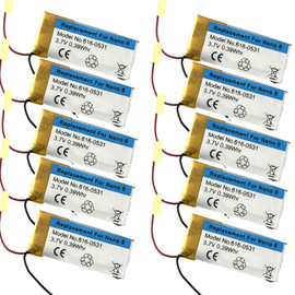 10-Pack Battery for Apple iPod Nano 6th Gen A1366 10-Pack Battery for Apple iPod Nano 6th Gen A1366