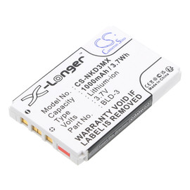 Battery for Nokia BLD-3 6610i 6610 7210 7250i 7250