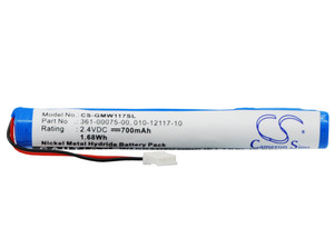 Battery for Garmin 361-00075-00 gWind Wireless