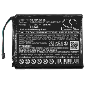 Battery for Garmin 361-00070-00 3597LMT Nuvi 3597