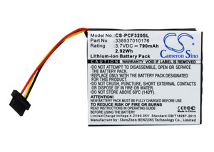 Battery for Pioneer 338937010176 AVIC-F AVIC-U