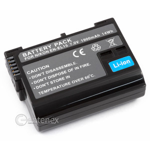 Nikon EN-EL15 Decoded Battery with Microfiber