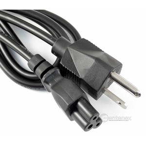 2 Pack 3 Prong AC Power Cable Cord Laptop Monitor