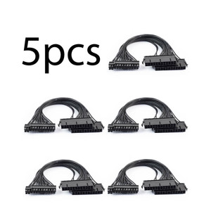 5 Pack 24Pin Dual PSU adapter cable