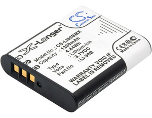 Battery for Olympus SP-100 SH-50 his TG-1 TG-3