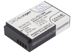 Battery for Canon EOS Rebel SL1 EOS-M EOS-M10