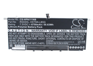 Battery for HP Spectre 13 Pro 3000 TPN-F111