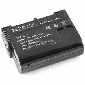 Battery Nikon EN-EL15 D7000 D800E D600 1 V1