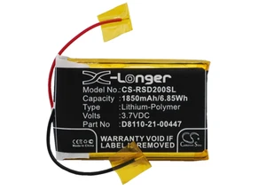 Battery for Roberts Sports Dab2 D8110-21-00447 DAB