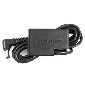 DR-E18 DC Coupler Dummy Battery Slot Adapter for Canon Rebel T6s T6i 750D 760D DRE18
