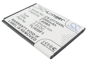 Battery for Alcatel 5044 5042 OneTouch Fierce 2